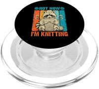 Novedad gráfica Not Now I'm Knitting PopSockets PopGrip para MagSafe