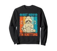 Novedad gráfica Not Now I'm Knitting Sudadera