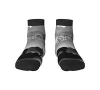 Novedad informal Calcetines de equipo 12 pulgadas Wolf Howl At Misty Forest Impresión completa Trotar Correr Fitness Deporte Yoga Gimnasio Calcetín de moda para hombres, mujeres, niñas y niños