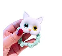 Novedad para coleteros de tela para el intestino pequeño, bandas para el pelo, accesorios sorpresa para novia, coleteros gruesos y rizados para niñas y mujeres