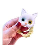 Novedad para coleteros de tela para el intestino pequeño, bandas para el pelo, accesorios sorpresa para novia, coleteros gruesos y rizados para niñas y mujeres