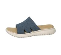 Novedades 2027 Sandalias de malla lisas, transpirables, planas, para el, azul marino A., 38 EU