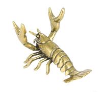 Novedosa decoración de cangrejo de río de latón para mejorar la estética de tu hogar y oficina