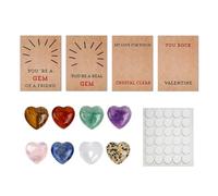 Novedosas tarjetas de San Valentín con forma de corazón con expresión de amor que transforma tu emoción en amor distintivo