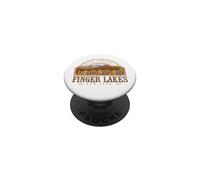 Novedoso Recuerdo campestre con degustación de vinos de Finger Lakes, Nueva York PopSockets PopGrip Adhesivo