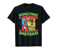 Novela Gráfica Manga - Cómics Libros De Historietas Camiseta