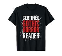 Novela Lector de Novela de Terror gótico Lectura Thr Camiseta