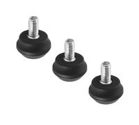 NovelGoal 3 patas universales de goma para trípodes, puntas antideslizantes con tornillo de 3/8 pulgadas, almohadilla de soporte desmontable para trípodes de cámara (3 piezas)