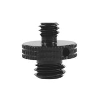 NovelGoal Adaptador convertidor de rosca macho a hembra de 1/4 a 3/8 pulgadas para cámara réflex digital, monitor, jaula, trípode, accesorios de luz (1/4 macho a 3/8 macho)