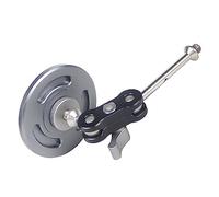 NovelGoal Adaptador magnético de aleación de aluminio, soporte de anillo de teléfono móvil, abrazadera magnética de liberación rápida compatible con cardanes DJI OM6 OM5 OM 4 SE OM4 (imán 2 en 1)