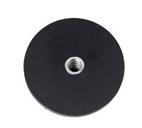 NovelGoal Base magnética con agujero de tornillo de 1/4, soporte de montaje para cámara, 43 mm, 66 mm, 88 mm, para techo de coche, LED, tira larga con ventosas magnéticas fuertes (D66 mm)