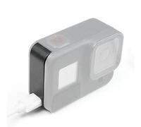 NovelGoal Cubierta protectora recargable para puerta lateral, tapa de batería, puerto de carga tipo C, compatible con cámara de acción GoPro Hero 8, carcasa a prueba de polvo