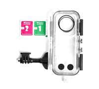 NovelGoal Funda de buceo para cámara subacuática de 45 m con adaptador de montaje, carcasa protectora para cámara totalmente invisible (lente de cristal)