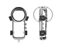 NovelGoal Funda de buceo para cámara subacuática de 50 m con tornillo de mango de 1/4 y adaptador de montaje de cámara, carcasa protectora de buceo X5 funda impermeable (carcasa de buceo invisible)