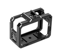 NovelGoal Jaula de metal para cámara Go Ultra Pocket/Action 6/AKASO Brave8, marco protector de fotografía callejera con zapata fría, mango de fotografía callejera (para AKASO Brave8)