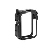 NovelGoal Jaula de metal para cámara Go Ultra Pocket/Action 6/AKASO Brave8/osmo 360, marco protector de fotografía callejera con zapata fría, mango de fotografía de calle (para osmo 360)