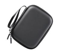NovelGoal Mini funda de transporte para cámara Osmo Nano, funda protectora portátil con doble cremallera, mini bolsa de almacenamiento antigolpes (negro estándar)
