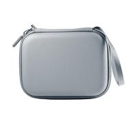 NovelGoal Mini funda de transporte para cámara Osmo Nano, funda protectora portátil con doble cremallera, mini bolsa de almacenamiento antigolpes (gris estándar)