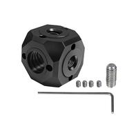 NovelGoal Soporte de Agujero de Tornillo Adaptador de Montaje c¨²bico m¨¢gico de 1/4 3/8 Pulgadas Compatible con c¨¢maras GoPro DSLR Jaula Flash MICR¨®Fono Monitor Soporte de TR¨ªpode (Magic Cube A)