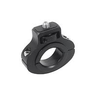 NovelGoal Soporte de clip para manillar de motocicleta, tornillo de 1/4, abrazadera de tija de sillín de bicicleta, compatible con accesorios de cámara de acción GoPro 13 ONE (clip negro)
