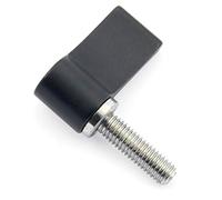 NovelGoal Tornillo de mano ajustable CNC M4 M5 M6 x 12 mm, 17 mm, 20 mm, tornillos de bloqueo apretado para cámara DSLR de 15 mm, accesorios de enfoque de seguimiento (M6 x 12 mm, negro)