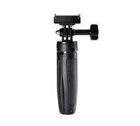 NovelGoal Trípode de mano/escritorio para Hero 13, Action 5, Ace Pro Extensible Selfie Stick, soporte de grabación en vivo para cámara de acción con soporte de zapata fría para flash/micrófono