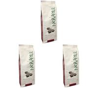 NOVELL - Café en Grano Natural 100% Arábico 250g | Grano Natural para Experiencia Gourmet Premium | Fácil Uso con Válvula Unidireccional | Arábica Sostenible (Paquete de 3)