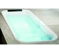 Novellini Divina F Bañera Baño Centro Sala Empotrable Blanco Lustroso 180x80 H3,
