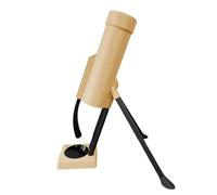 Novelty Bottle Opener, Push Down Desk Beer Opener, Cap Launch Function, Mortar Bottle Cap Remover Tool for Home Bar Kitchen Party Gathering Man Cave Gift Dad Husband, 4.72x4.72x9.45 Inches