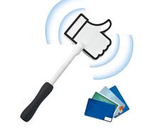 Novelty Card Wand, Thumb Up Contactless Stick, 12.6x4.33x1.38 Inches Payment Card Holder with Fun Design, 3D Printed Checkout Tool, Creative Shopping Accessory for Store and Party