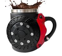 Novelty Coffee Mugs - Funny Brake Disc Cup Gift | Taza de cerámica con mango para mujeres, hombres, niños, papá, mamá, coworkers, profesores, amigos, cumpleaños, Navidad, madres y día de la bebida