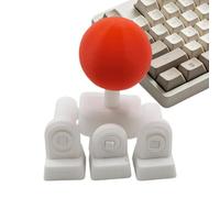 Novelty Joystick Keycap - 3D-Printed Keyboard Adapter Cap, Quick Release Mechanical Arcade Attachment, Typing Control Custom Accessory, Esports Modding Streaming Use, Home Travel Video