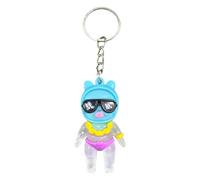Novelty Keychains Color Changing Funny, UV Discoloration Purse Keychain
