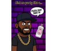 NOVELTY NOTEBOOK "Aint no party like a..." 50 Cent inspired character - P. Did he? Cheeky gift idea Diddy