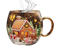 Novelty Painted Beverage Cup, Christmas Mug, 10 Oz Christmas Funny Coffee Tea Mug For Travel Winter Party Cafe Birthday Holiday Home Wedding Stocking Stuffer