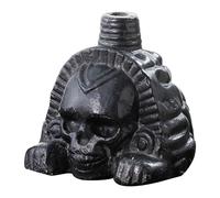 Novelty Skull Head - Screaming Toy, 3.54 Inch Skeleton, Sound-Activated Human Skulls, Fun Halloween, Christmas, Birthday Table Ornament | Ideal for Spooky Home Display Prank Gag Party Collectible
