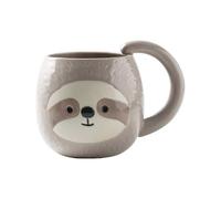 Novelty Sloth Coffee Mug, Cute Tea Mug, Animal Mug, Cartoon 3D Ceramic Drinks for Sloth Lovers, Funny Sloth Gifts for Men and Women, Birthday Christma