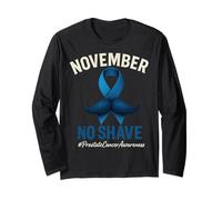 November No Shave Prostate Cancer Awareness Manga Larga