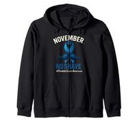 November No Shave Prostate Cancer Awareness Sudadera con Capucha