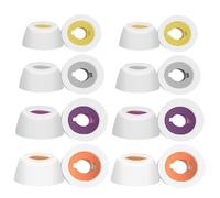 NovemFoal Almohadillas de espuma viscoelástica de repuesto compatibles con Huawei FreeBuds 7i, almohadillas de aislamiento de ruido, ajuste cómodo para FreeBuds 7i, 6i, 5i, 4i, 4 tamaños, 8 pares