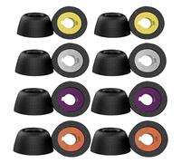 NovemFoal Almohadillas de espuma viscoelástica de repuesto compatibles con Huawei FreeBuds 7i, almohadillas de aislamiento de ruido, ajuste cómodo, para FreeBuds 7i, 6i, 5i, 4i, 4 tamaños, 8 pares