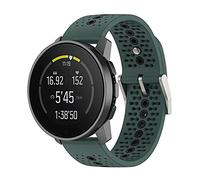 NovemFoal Correa de reloj de silicona con agujeros coloridos compatible con correa SUUNTO RUN, correa deportiva transpirable para correr y hacer ejercicio, talla única, Silicona, No es una piedra