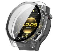 NovemFoal Funda todo en uno con protector de pantalla integrado compatible con Huawei Watch GT 6 Pro, carcasa protectora de cobertura completa para una mejor defensa (transparente)