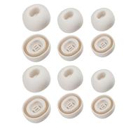 NovemFoal Tapones de repuesto compatibles con Huawei Freebuds 7i, almohadillas de silicona suave para auriculares intraurales para Freebuds 7i/6i/5i/4i, 3 tamaños, 6 pares (blanquecino)