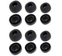 NovemFoal Tapones de repuesto compatibles con Huawei Freebuds 7i, almohadillas de silicona suave para auriculares intraurales para Freebuds 7i/6i/5i/4i, 3 tamaños, 6 pares (negro)