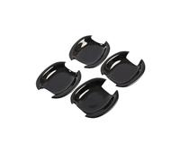NOVEMS manija de puerta exterior automóvil Embellecedor Adhesivo Para Manija Puerta Coche Cromado Negro Brillante Para Kia Para Sportage MK3 2011 2012 2013 2014 2015 2016(Bowl)