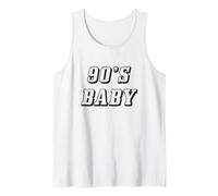 Noventa Era Nostalgia Lover Retro Born 90s Baby Vibes Camiseta sin Mangas