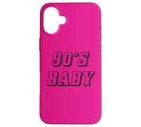 Noventa Era Nostalgia Lover Retro Born 90s Baby Vibes Carcasa para iPhone 16 Plus
