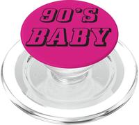 Noventa Era Nostalgia Lover Retro Born 90s Baby Vibes PopSockets PopGrip para MagSafe