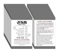 Noveread 200 mini tarjetas de oración de Jesús pagó todo, tarjetas motivacionales con versículos bíblicos, tractos evangélicos, tarjetas religiosas inspiradoras para regalos cristianos para mujeres y
